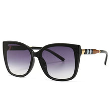 Load image into Gallery viewer, Cat Eye Stripe Sunglasses
