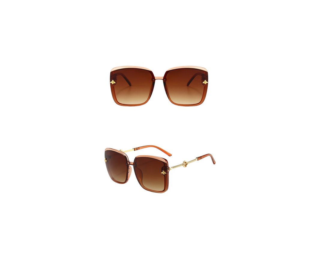 Fashion Honeybee Square Sunglasses