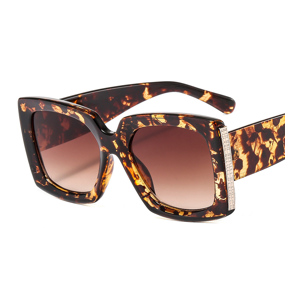 Oversized Square Sunglasses UV400