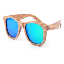 Load image into Gallery viewer, Bamboo Zebra Wood Sunglasses
