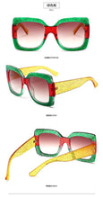 Load image into Gallery viewer, Oversized Square International Flavor Sunglasses
